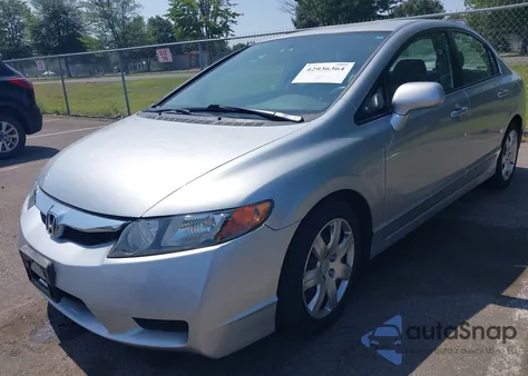 2011 Honda Civic Lx из США, поврежденный, VIN 2HGFA1F5XBH513689